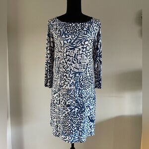 Lily Pulitzer medium above knee 3/4 length sleeve dress
